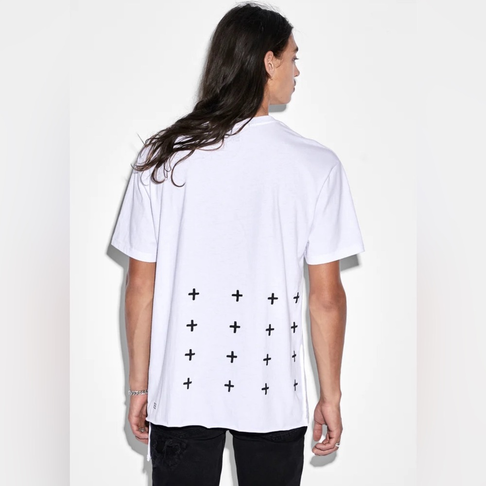 Ksubi Kross Biggie Graphic Tee Optic White (L) Like new!